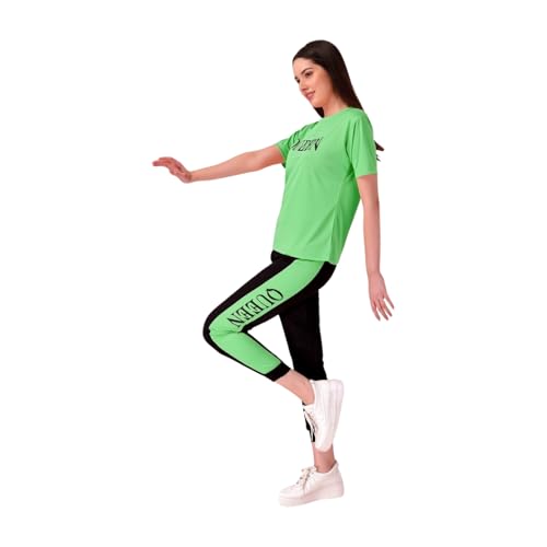 Image of Women's Casual Printed T-Shirt and Track Pant Set | Casual, Soft, and Comfortable Outfit for Home or Everyday Wear