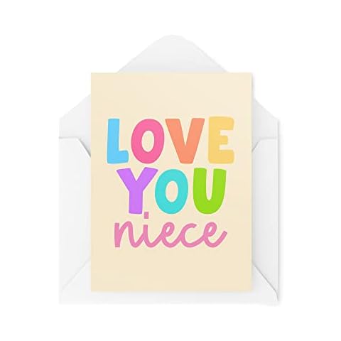 Funny Birthday Card for Niece from Auntie Cover