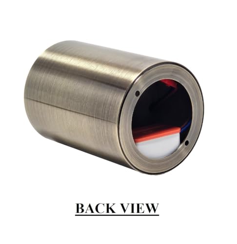 Image of Mufasa 6 Watts Antique Brass Finish LED Round Surface Light Cylindrical Shape Indoor Ceiling Mounted Spot Light Down Light Aluminum Body (Warm White)