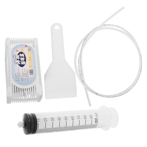 Homoyoyo Herramienta de Limpieza para Orificio Drenaje Refrigerador con Pala Descongelante y Accesorio Antiobstrucciones Plástico Resistente para Mantenimiento Hogar Fácil y Seguro