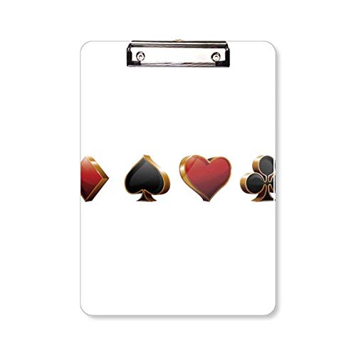Plaque de support A4 anti-glisse avec motif cœur pour organiser vos dossiers sans table