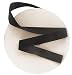 1 Inch Black Velvet Ribbon. Huge 25 Yards Roll.Single Face Spool by Drency Ribbons