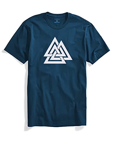 Image of ADRO Men's 100% Cotton Regular Fit T-Shirt
