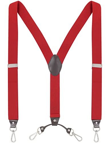 Image of Men's Suspenders with Swivel Hooks and Adjustable Braces, Suitable for Heavy Duty, Big and Tall