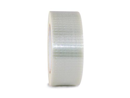 Image of GGR Supplies T.R.U. FIL-835B /D Transparent Bi-Directional Filament Strapping Tape: 2 in. x 60 yds.