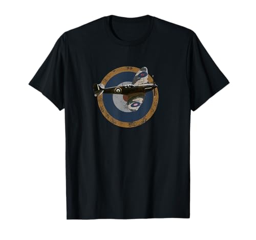 Supermarine Spitfire Fighter Aircraft WW2 Camiseta VE VJ Day Camiseta