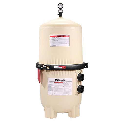 XtremepowerUS DE Grid Pool Filter 120 GPM Diatomaceous Earth for In-Ground Swimming Pools, 62 Square Feet, Compatible for 263064, 261055