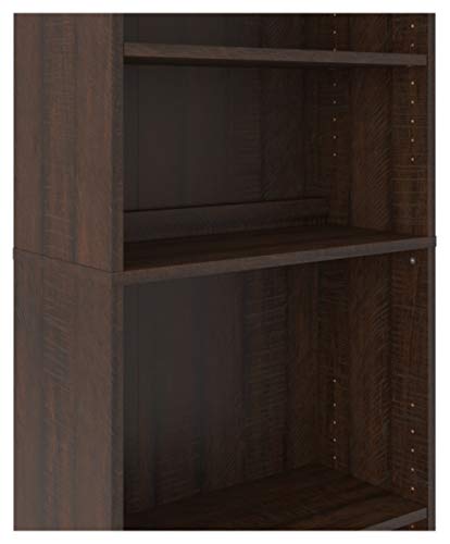 Signature Design By Ashley Camiburg Modern Farmhouse 71" Bookcase With 4 Shelves, Warm Brown #TOP5
