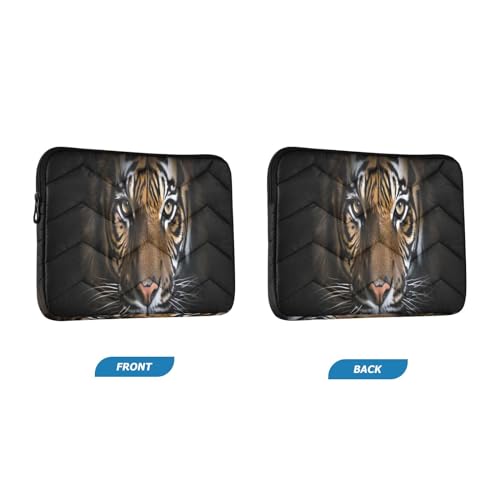 Funda para laptop 13-14 pulg impermeable cara tigre miniatura 2