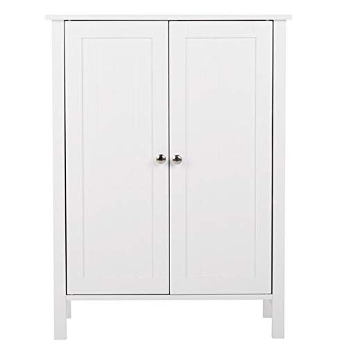Actume Double Doors Bathroom Cabinet - White