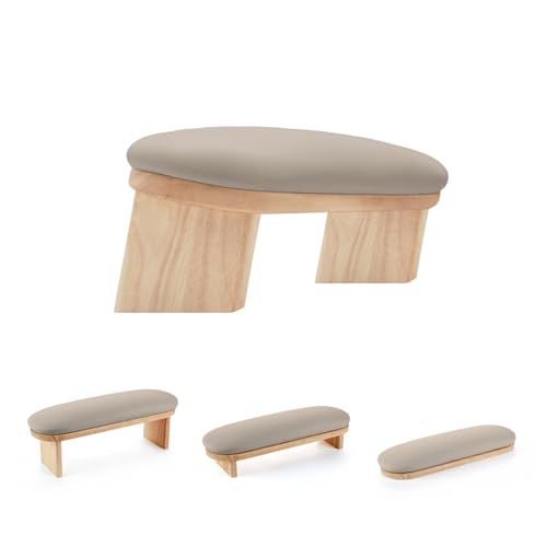 Nail Arm Rest Adjustable Height Solid Wood