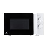 Willow WM20MW 20L 800W Manual Solo Microwave Oven – Compact Countertop Microwave with 5 Power Levels & Defrost Function – White - Image 1