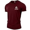 GYMTIER Sons of Odin Iron Oath - Viking - Men's Gym T-Shirt - Bodybuilding Workout Top, Maroon, XXL #4