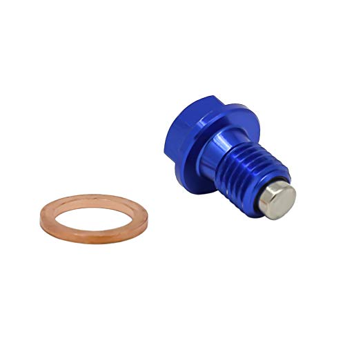 Magnetic Oil Drain Plug Bolts For Yz250F Yz250Fx Yz450F Wr250F Wr450F Drz400S/E/Sm Rmz250 Blue #TOP2