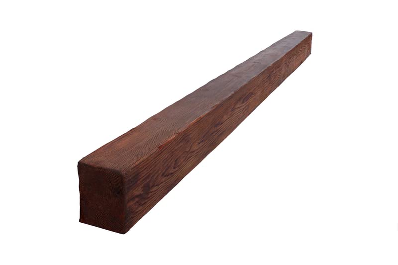 VIGA IMITACION MADERA DECORATIVA DE POLIURETANO 15CM DE ANCHO X 18CM DE ALTO X 3 metros DE LARGO (Nogal)