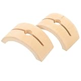 OSALADI 2 Stück Holzständer für Japanische und Chinesische Faltfächer Handlicher Fächerhalter Faltbarer Fächerständer Zur Präsentation und Aufbewahrung