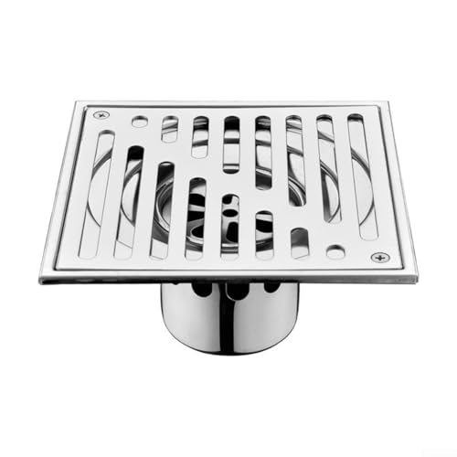 Drenaje de suelo de acero inoxidable diseñado para un flujo de agua óptimo y una larga durabilidad (110 x 110 mm)