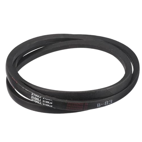 Image of uxcell 3 Pack B83 Classic Wrapped V-Belt, 85 inch Outside Circumference Wrapped Industrial Rubber V-Belt B Profile V-Belt for Industrial Machinery Equipment, Black