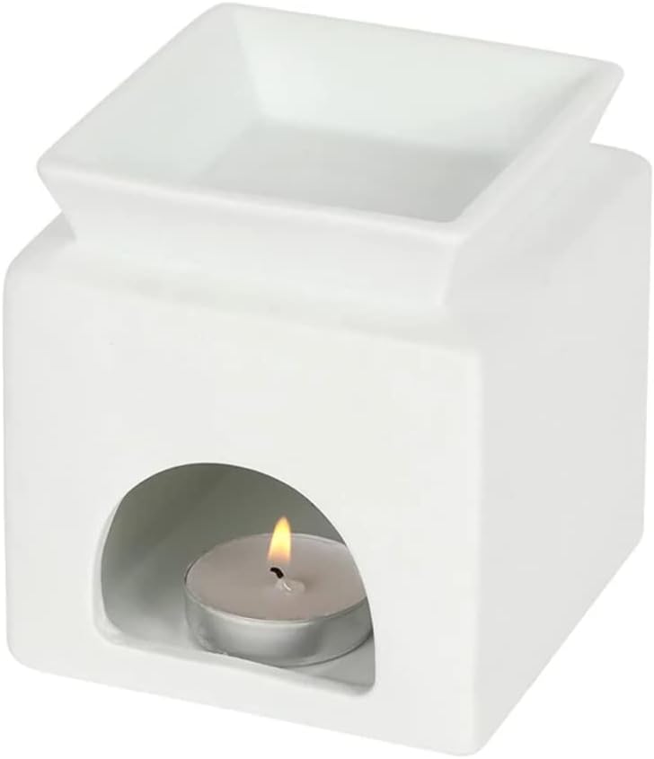 Dashing White Ceramic "Home" Cut Out Oil Burner, 11.5cm x 10.5cm (1 Pc.), Luxurious Design, Premium Material - Image 3