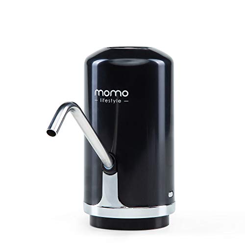 Bomba Elétrica para Galão de Água, Momo Lifestyle, BPA Free, Recarregável, Bivolt 110V/220V (Pantera