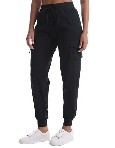 Women's Water Resistant Cargo Joggers - Trendy Travel Hiking Pants