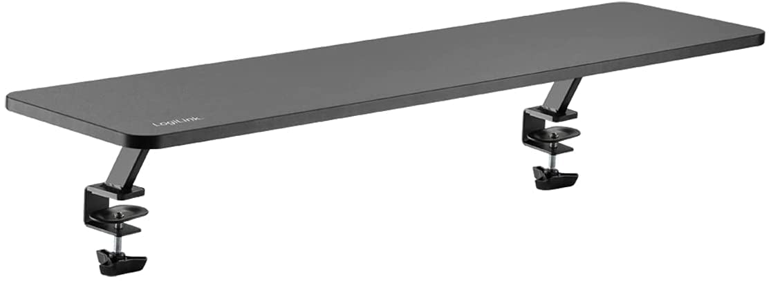 LogiLink BP0154 - Elevador de Monitor (1000 mm de Largo, para monitores de 13 a 32", Capacidad de Carga máxima de 20 kg), Color Negro