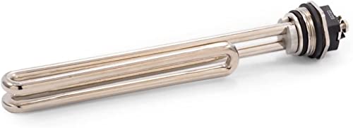 02722/02723 Water Heater Element 4500W 240V, TOP-HEATER Screw-In Foldback Water Heating Element Duron Style Low Watt Density Electric Water Heater Replacement Part, Copper/Nickel,1Pack