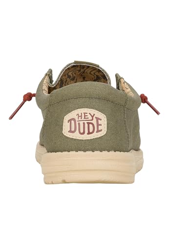 HEYDUDE Men's Wally Waxed Canvas Sneaker3