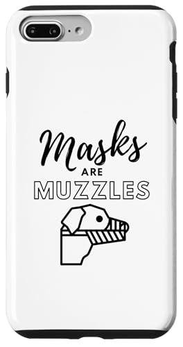 Masks Are Muzzles Funny Dog Mask For Human Sheep Muzzle MASK �X�}�z�P�[�X iPhone 7 Plus/8 Plus �p