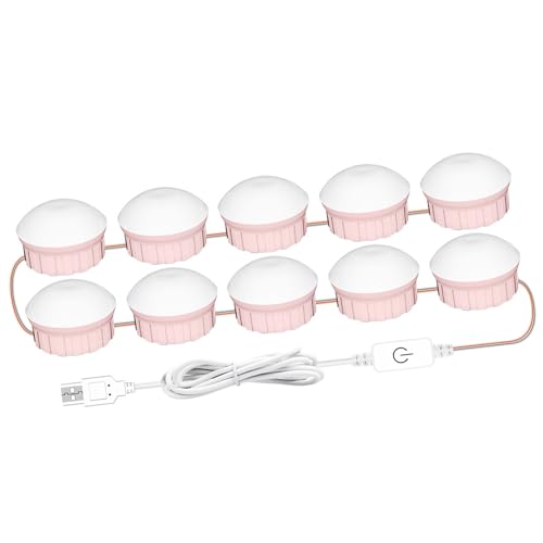 Transforma tu dormitorio con luces LED de brillo ajustable para crear tu propio estudio de maquillaje
