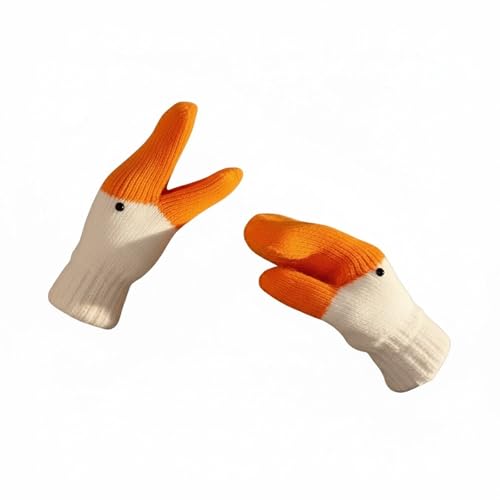 Silly Goose Gloves Winter Goose Mittens for Adults Birthday Gifts for Wife Girls Friend