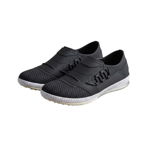 Mens Casual Monsoon Shoes | Waterproof Rainy Season Slip-On Shoes | Washable Light Flexible Anti-Skid Rubber PVC Rain Shoes for Men-image-4