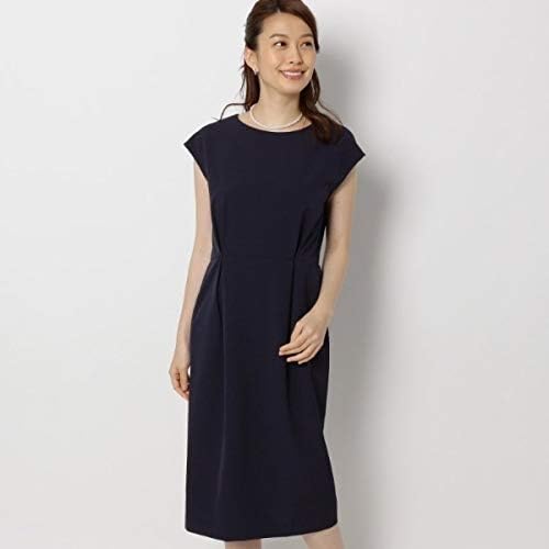 Amazon Co Jp オペークドットクリップ ミドルワンピース My Style Is 掲載 セレモニー 入卒 34 Ss 42 Ll Web限定サイズ キャリーマンタックワンピース レディース ネイビー 093 38 M 服 ファッション小物