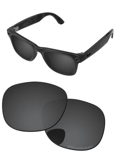 Image of Replacement Lenses for Ray-Ban Meta Wayfarer RW4008 & RW4012 53mm AI Glasses - Photochromic, Anti Blue Light Lens
