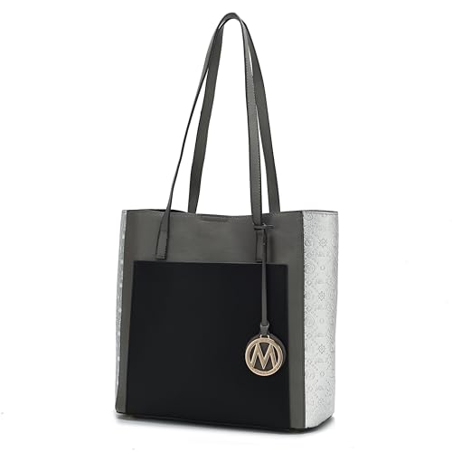 Image of MKF Collection Tote Bag for Women, vegan Leather Large Top Handle Handbag Fashion Shoulder Bag Purse By Mia K