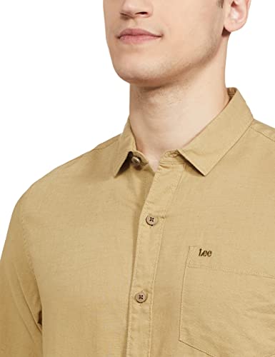 Image of Lee Men's Solid Slim Fit Shirt