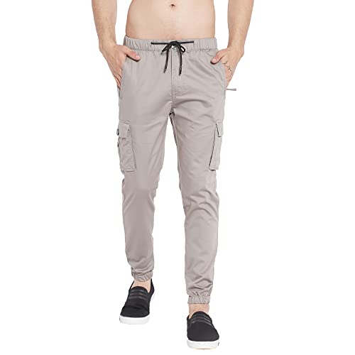 Image of SAPPER Men's Slim Fit Cotton Joggers