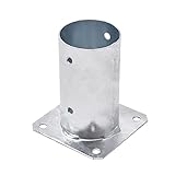 Procesamiento cuidado: soldadura sólida y gruesa sin roturas con punta larga. Acero negro certificado S235. Grosor mínimo de la chapa: 1,8 mm. Revestimiento de zinc al menos 60 micras.