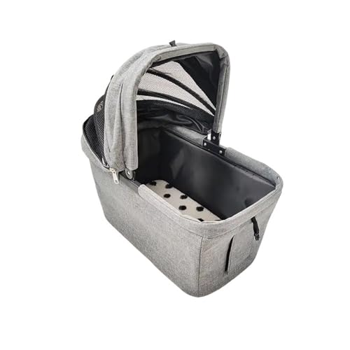 LXHZSY Hundekorb Fahrrad Zusammenklappbarer Kleiner Haustier-Katzenträger,...