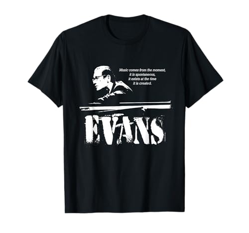 Evans Jazz Wisdom Musicien pianiste 1 couleur T-Shirt