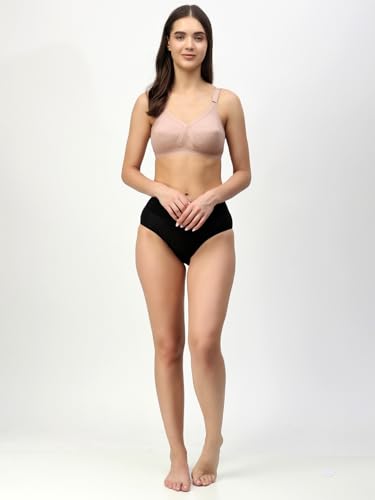 Image of Floret Women's Pure Cotton-Fabric Non Padded & Non-Wired Cut & Sew /Full Coverage Bra