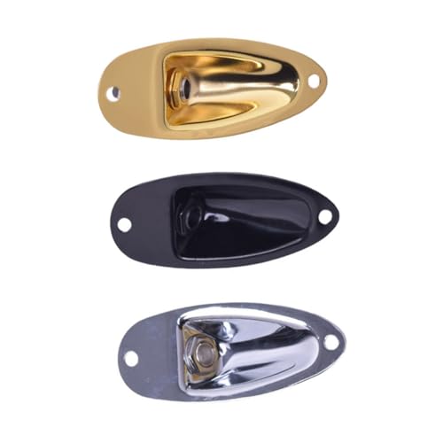 Cabilock Conectores para Guitarra Eléctrica 635Mm Jack de Aleación de Zinc Juego de 3 Piezas Dorado...