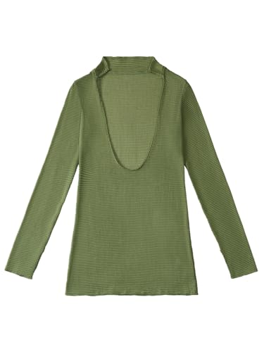 Image of Lilosy Sexy Crochet Sheer Long Sleeve Cover Up Swim Bathing Suit Beach Dress One Piece