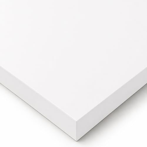 POKAR Plateau de Table 140x60 cm | Plateau de Bureau Épaisseur 25 mm | Idéal pour Bureau Assis Debout Réglable et Table à Manger | Plateau de Table Durable |...