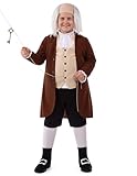 Spooktacular Creations Child Boy Colonial Costume, 18th Century Kids Historical Outfit for Characters Cosplay Themed Parties