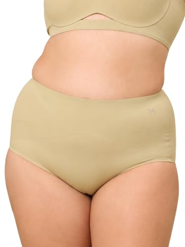 Image of Krvvy All-Day Control Tummy Tucker Shaper for Women | Seamless High-Waist Shapewear with Targeted Belly Fat Compression | Super Stretch Fabric | Lightweight,Odourless & Comfort for Upto 12 Hrs