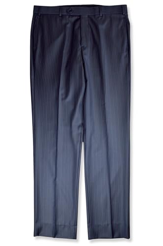 Brooks Brothers Men's Classic Regent Fit Woven All Wool 2 Pc. Suit Pants and Jacket, (40R Regular 34W x 32L, 137138 Navy Blue Striped)3