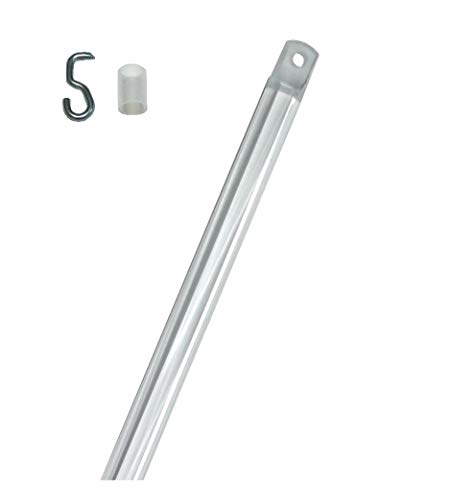 Shade Doctor of Maine 30" LEVOLOR Riviera Mini Blind TILT Wand with Hook & Collar