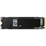 Samsung SSD Interne 990 EVO Plus, NVMe 2.0 PCIe 4.0 x 4 / 5.0x2, 4 To, Vitesse de lecture jusqu'à 7250 Mo/s, Idéal pour le gaming et la bureautique, MZ-V9S4T0BW