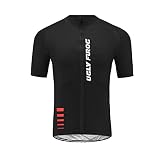 UGLY FROG Herren Fahrradtrikot, Kurzarm Radtrikot Fahrrad Trikot Fahrradbekleidung für Männer, Atmungsaktive Cycling Jersey Radsport Bekleidung